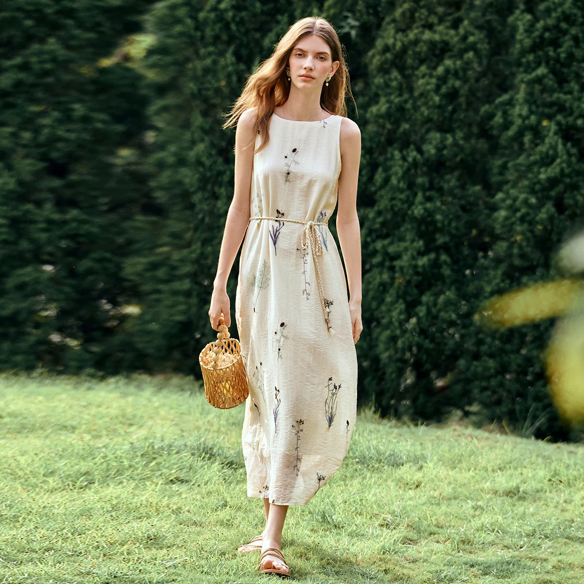 Romantic Apricot Summer Dress - Mod Yours