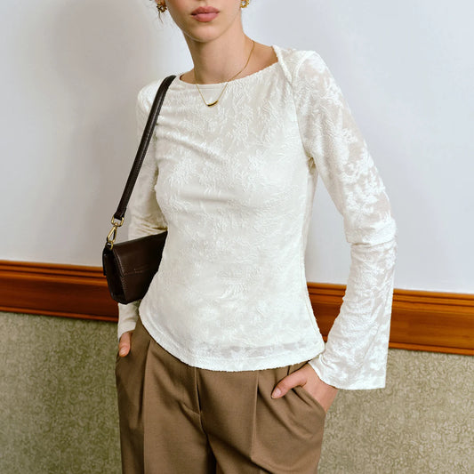 Bell Sleeve French Blouse - Mod Yours