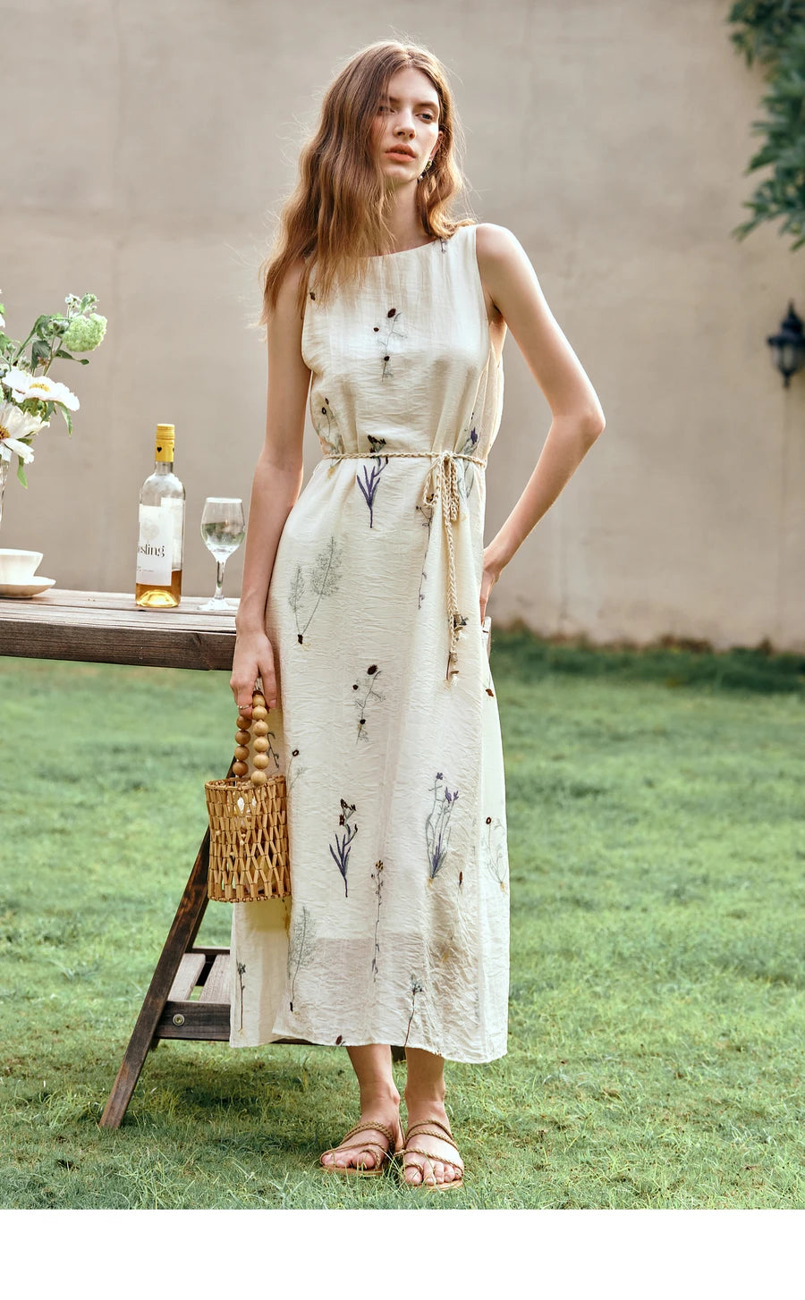 Romantic Apricot Summer Dress - Mod Yours