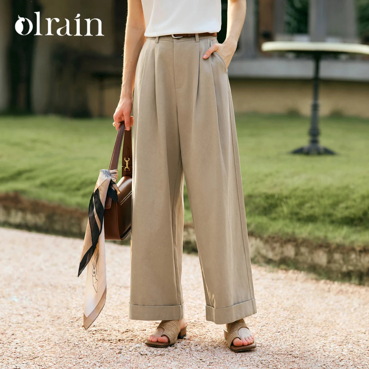 Khaki Slim Pants - Mod Yours