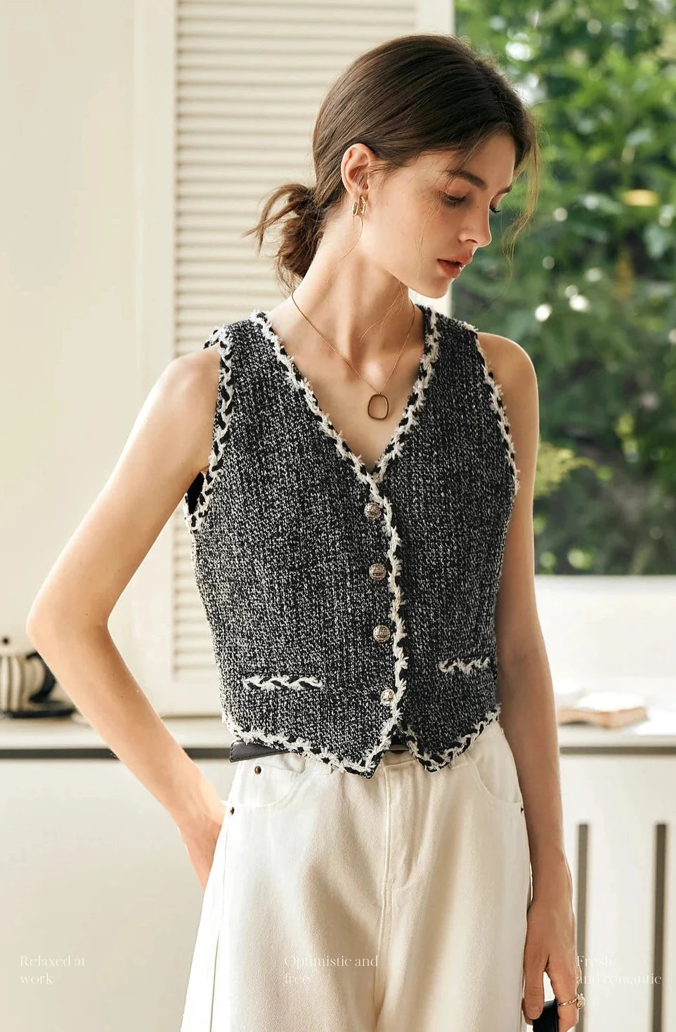 Classic Black Vest - Mod Yours