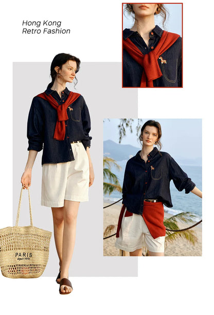 Devine Denim Top - Mod Yours