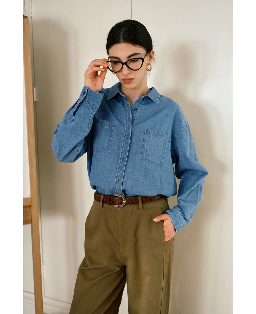 Denim Blue Top - Mod Yours