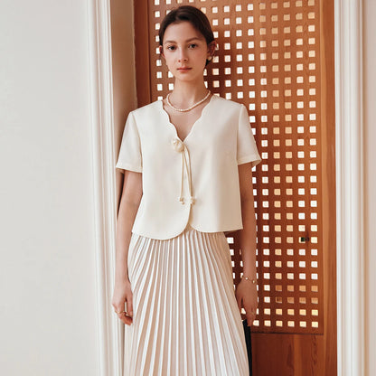 Apricot French Crop Top - Mod Yours