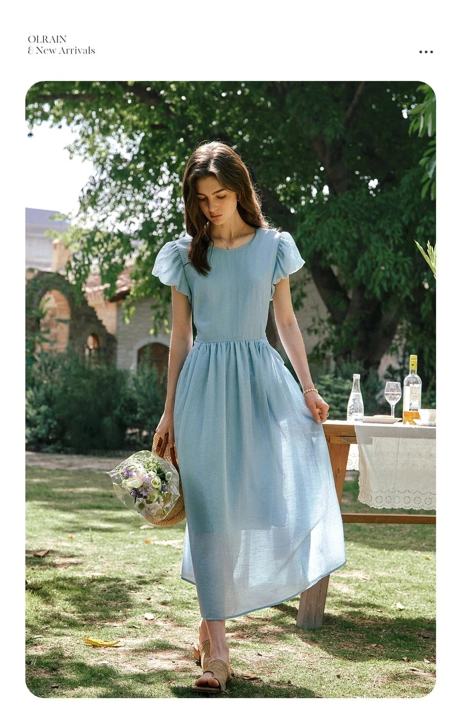 Blossom Blue Dress - Mod Yours