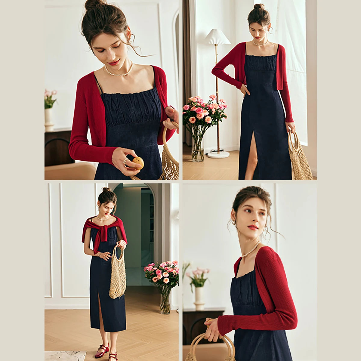 Vintage Red Cardigan - Mod Yours