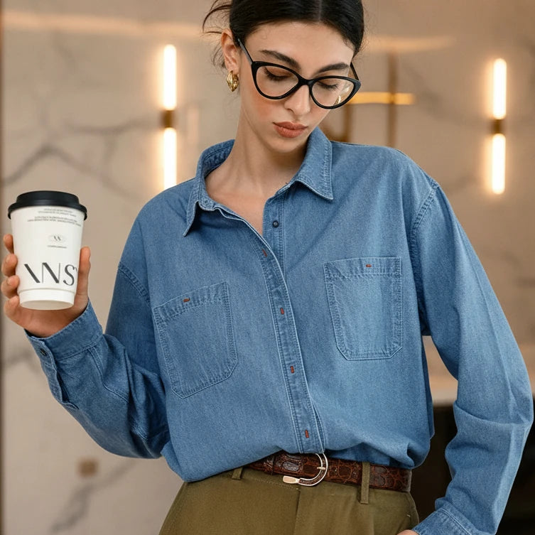 Denim Blue Top - Mod Yours