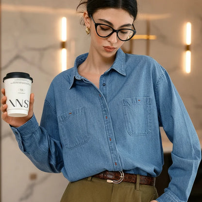 Denim Blue Top - Mod Yours