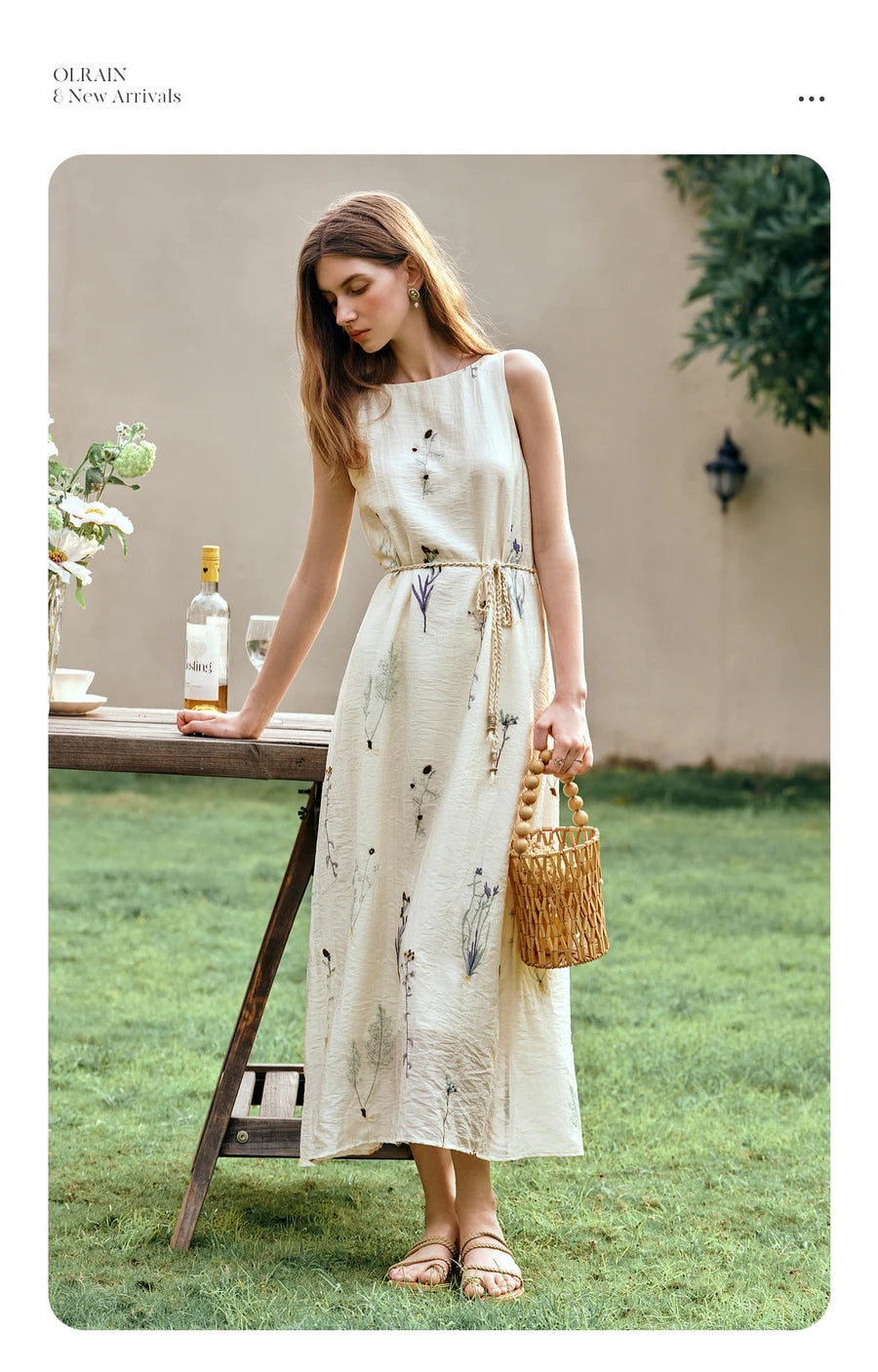Romantic Apricot Summer Dress - Mod Yours