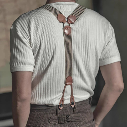 Suspenders American Vintage Workwear Style Men's Braces Adjustable
