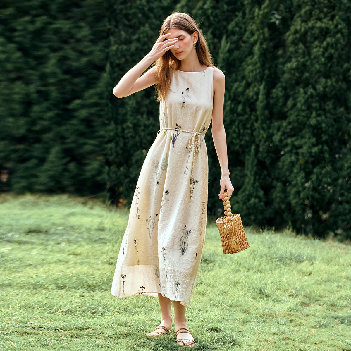 Romantic Apricot Summer Dress - Mod Yours