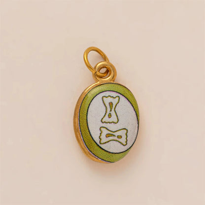 Classic Pendant, hand painted gold plating - Mod Yours