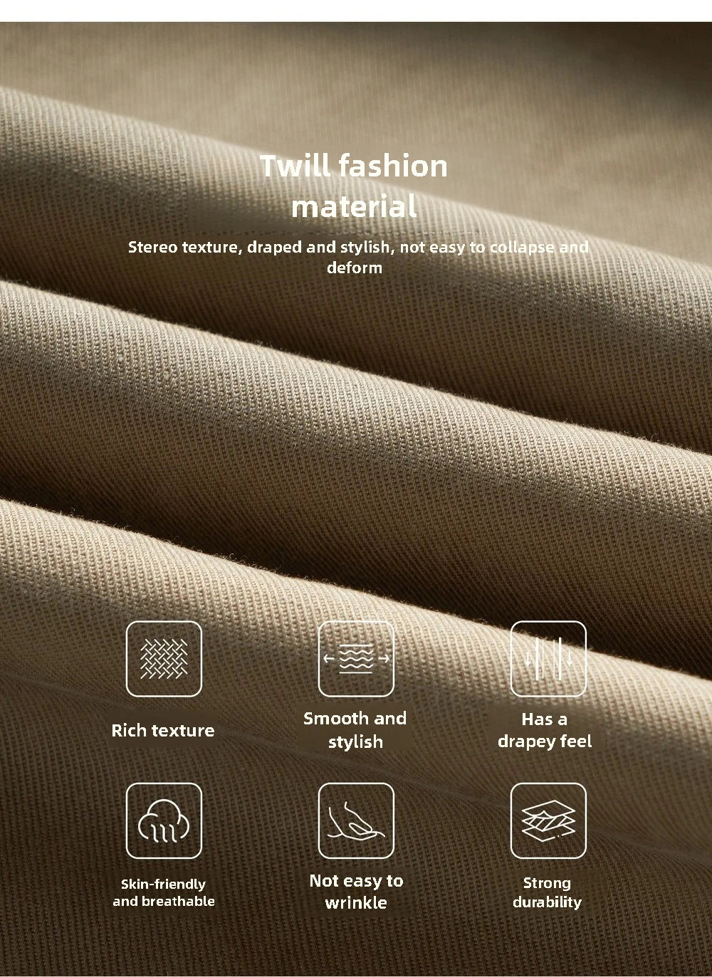 Khaki Slim Pants - Mod Yours