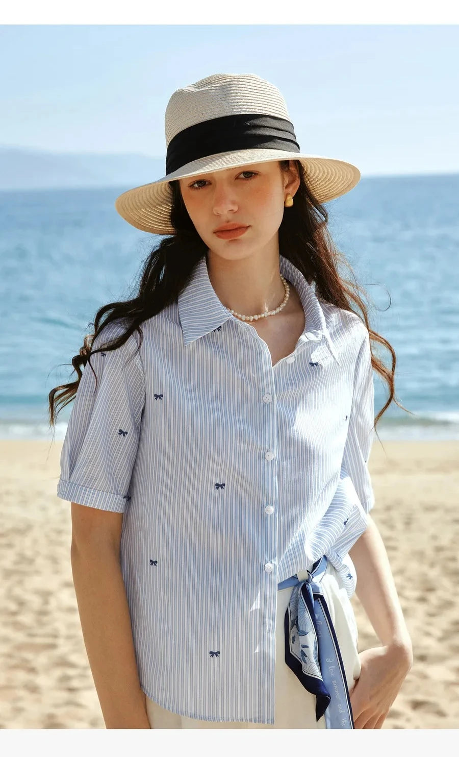 Nautical Blue Top - Mod Yours