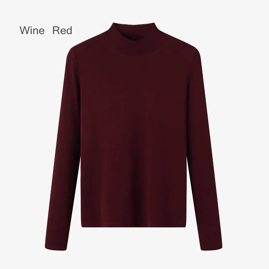 Christi Stretchy Corduroy Pocket Cotton Skirt and Turtleneck Set