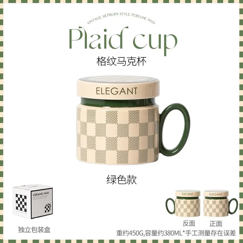 18 Style Options with Lids, Coffee Mugs for Couples, Ceramic Mugs That Can Fit in the Microwave and Dishwasher