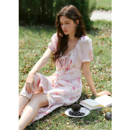 Floral Chiffon Classic Dress - Mod Yours