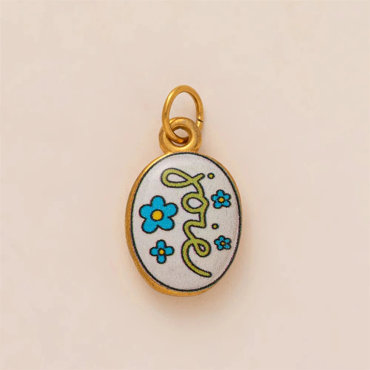 Classic Pendant, hand painted gold plating - Mod Yours