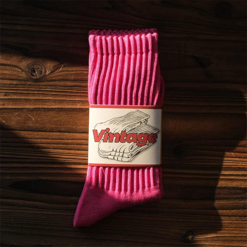 Vintage Knitted Casual Socks