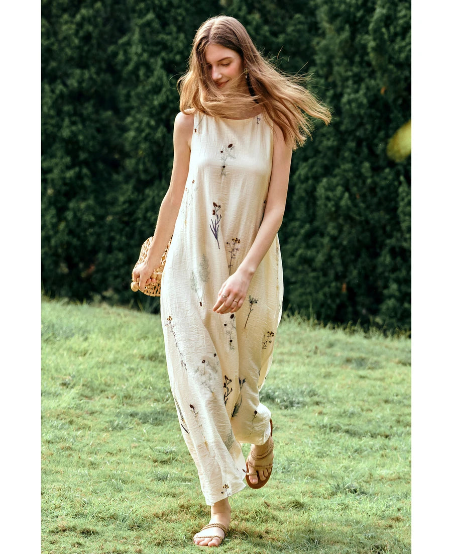 Romantic Apricot Summer Dress - Mod Yours