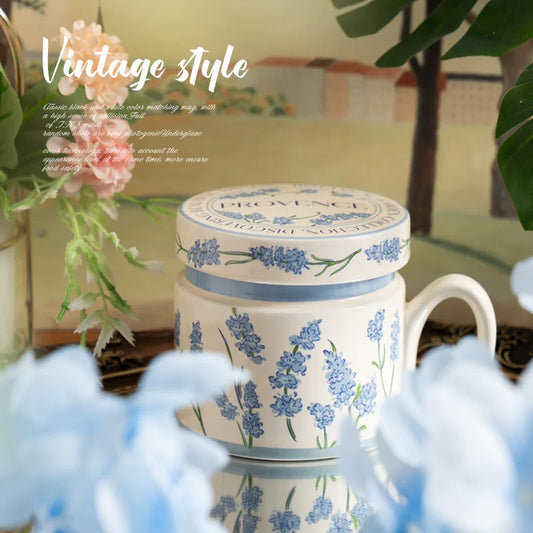 English Country Mug with Cover