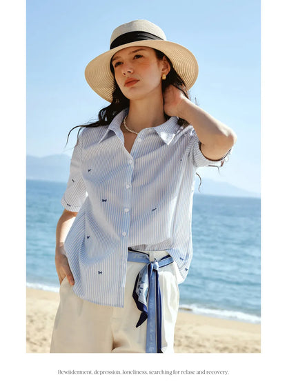 Nautical Blue Top - Mod Yours