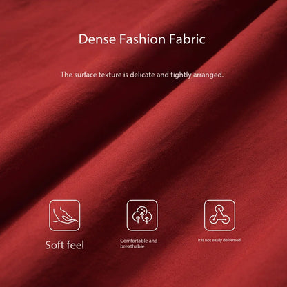 OLrain Women's Summer Red Shirts 2026 Elegant Stand Up Bow Neck Short Sleeve Commuter Ladies Tops Female Clothing O57XC92393 - Mod Yours