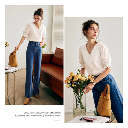 French Embroidered Blouse - Mod Yours