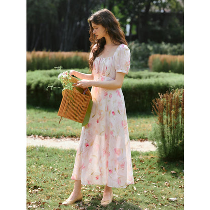 Floral Chiffon Classic Dress - Mod Yours