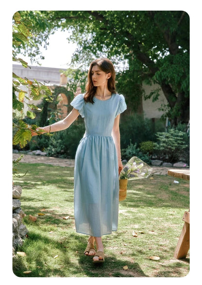 Blossom Blue Dress - Mod Yours