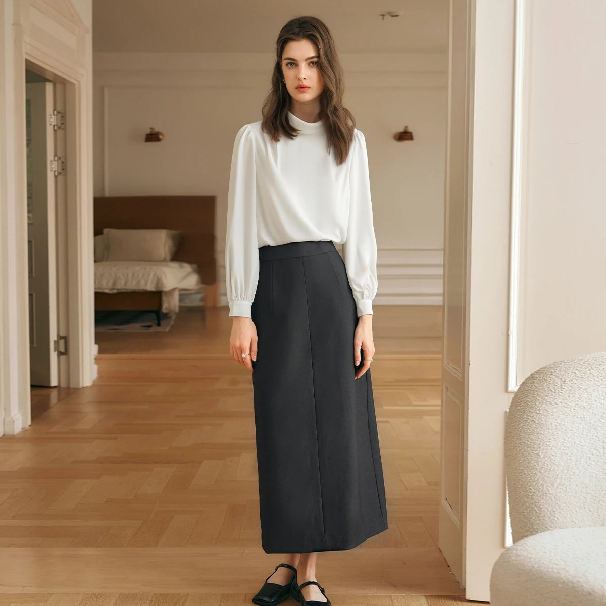 Long Sleeve Elegance Blouse - Mod Yours