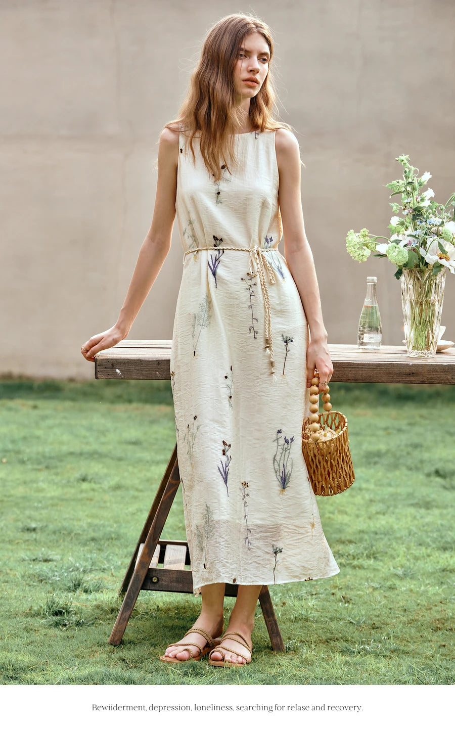 Romantic Apricot Summer Dress - Mod Yours