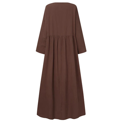 The Charlotte Dress, Jersey Cotton Pocket Maxi - Mod Yours